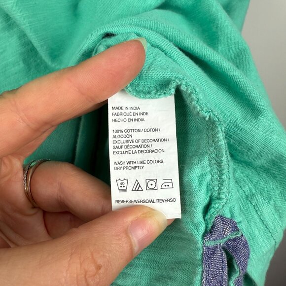 IZOD Mens Cotton Polo Shirt XL in Jade Cream - Picture 5 of 5